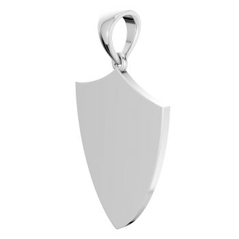 Sterling Silver Sheild of Faith Cross Pendant 4