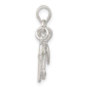 Cross, Heart, and Anchor Pendant in Sterling Silver 3