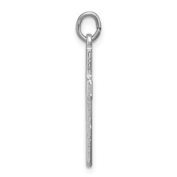 Cutout Polished Cross Pendant in Sterling Silver 2