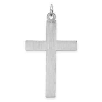Large Men's Silver Cross Within Cross Pendant 3