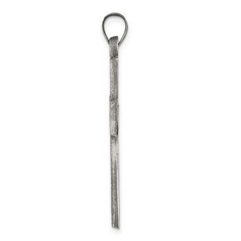 Antiqued Silver Scroll Design Cross Pendant for Men 2
