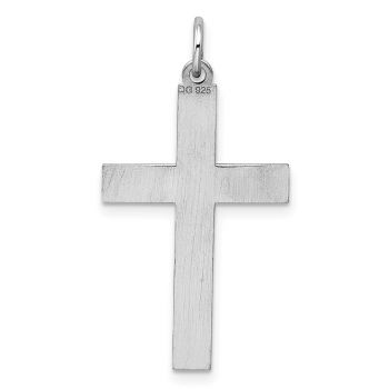 Silver Cross Within Cross Pendant for Men 3