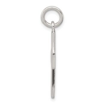 Silver Medium Flared Cross Pendant for Men 2