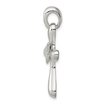 Sterling Silver Dove Cross Pendant 2
