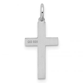 Women's Silver Cross Within Cross Pendant 3