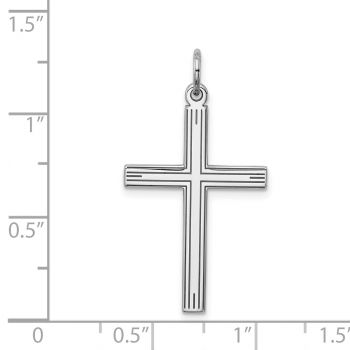 Moden Silver Women's Cross within Cross Pendant 4