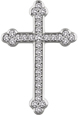 Crucified With Him Diamond Cross Necklace