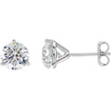 1/4 Carat 3-Prong Diamond Stud Earrings