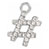 Diamond Hashtag Necklace Charm Pendant 14K White Gold