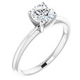GIA Certified 3/4 Carat Diamond Solitaire Ring, G Color