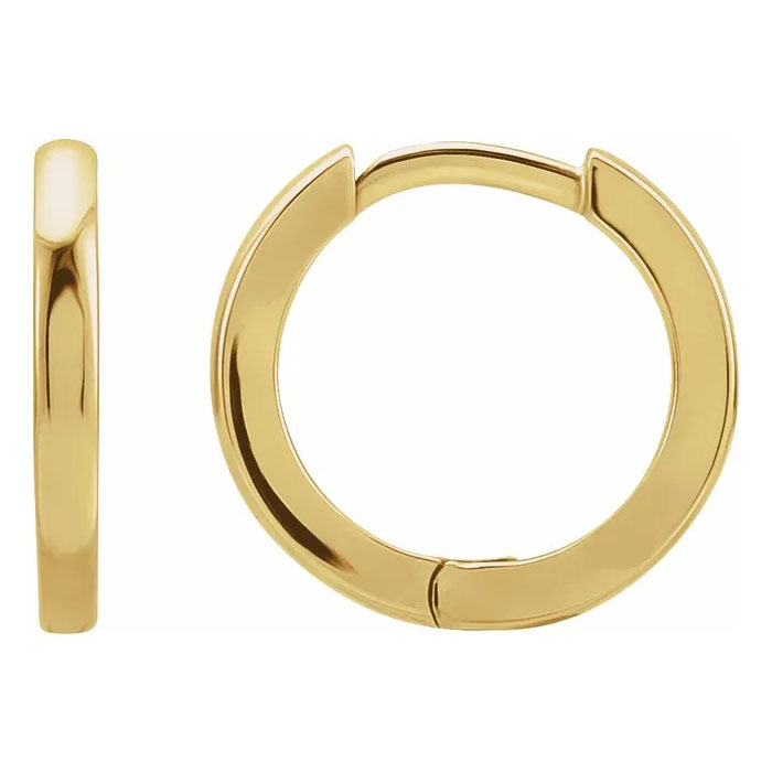 MESOVOR Orecchini A Cerchio Cristallo Donna - Leggeri E Placcati Oro 18K, Regalo Idea