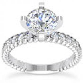 1.41 Carat Diamond Bridal Wedding Ring and Engagement Set 3