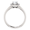 Ethereal Diamond Halo Engagement Ring