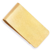 Gold Plated Satin Finished Money Clip