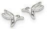 Hummingbird Stud Earrings, Sterling Silver