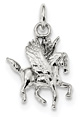 Pegasus Charm Pendant, Sterling Silver