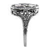 Marquise Cut Art Deco Style Ring