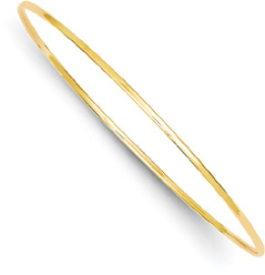 1.5mm Slip-On Bangle Bracelet in 14K Gold