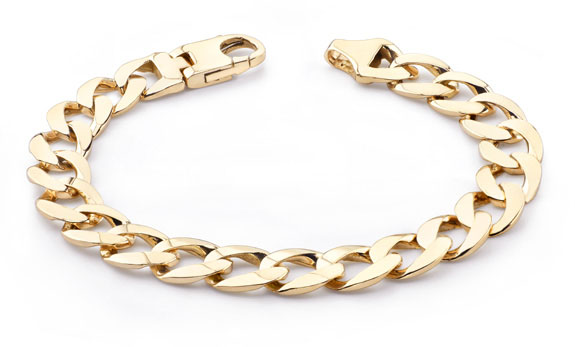 Amigo ID Bracelet for Men in 18k Gold Plating - MYKA