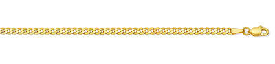 2.3mm Curb Link Bracelet 14K Gold
