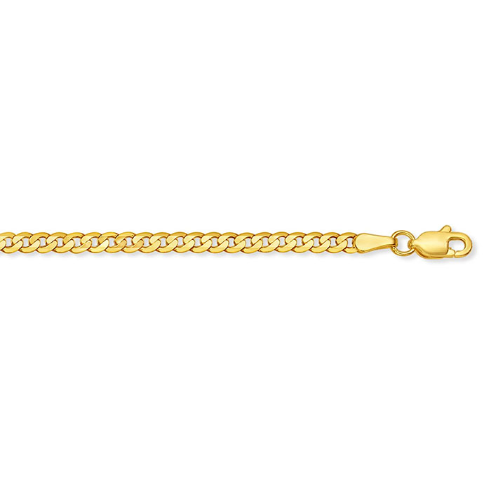 2.3mm Curb Link Bracelet 14K Gold