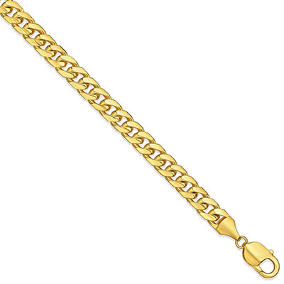 8mm Miami Cuban Link Bracelet 14K Gold