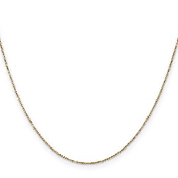 0.75mm Cable Chain Necklace in 14K Gold