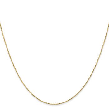 0.8mm 14K Gold Diamond-Cut Parisian Wheat Chain Necklace