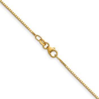 Italian 18K Gold 1.05mm Box Chain 2