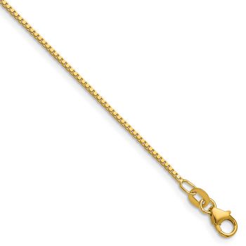 Italian 18K Gold 1.05mm Box Chain