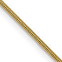 1.1mm Snake Chain Necklace 14K Solid Gold 3