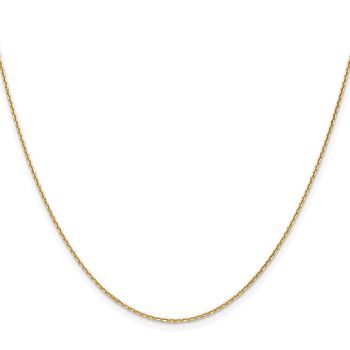 1.2mm Diamond-Cut Cable Chain Necklace in 14K Gold