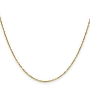 1.5mm 14K Gold Cable Chain Necklace