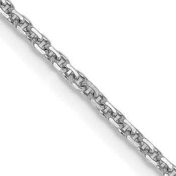 1.5mm Diamond-Cut Cable Chain Necklace in 14K White Gold 2