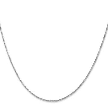 1.5mm Diamond-Cut Parisian Wheat Chain Necklace in 14K White Gold