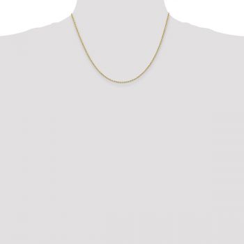 10K Gold 1.5mm Diamond-Cut Rope Chain 4