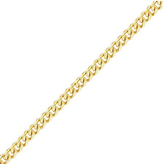 14K Gold 5.2mm Premium Curb Link Chain Necklace