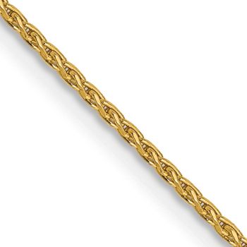 1mm Diamond-Cut Parisian Wheat Chain Necklace in 14K Gold 2
