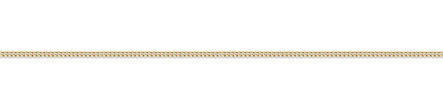 1mm 14K Gold Light Curb Link Chain Necklace