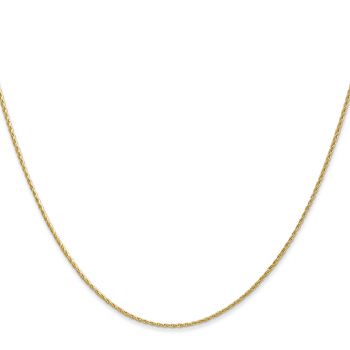 1mm Round Parisian Wheat Chain Necklace in 14K Gold