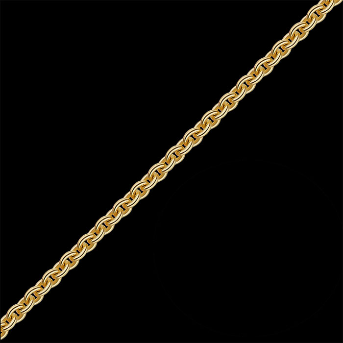 2.2mm 14K Gold Cable Chain