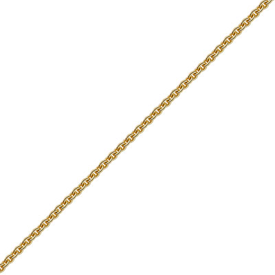 2.2mm 14K Solid Gold Cable Chain Necklace