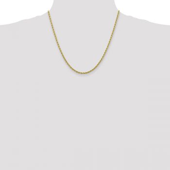 10K Gold 2.75mm Diamond-Cut Rope Chain 4