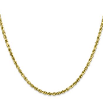10K Gold 2.75mm Diamond-Cut Rope Chain
