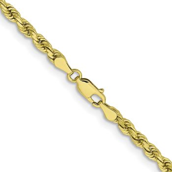10K Gold 3.75mm Diamond-Cut Rope Chain 3