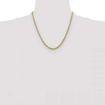 10K Gold 3.75mm Diamond-Cut Rope Chain 4