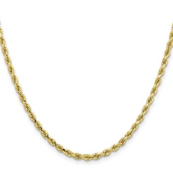10K Gold 3.25mm Diamond-Cut Rope Chain