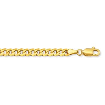 20 Inches 3mm 14K Gold Curb Link Chain Neklace 3
