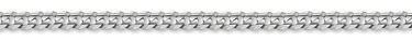 Add a 14K White Gold Curb chain