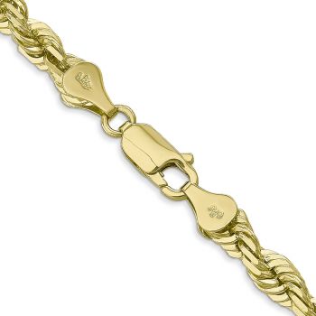 10K Gold 5.5mm Diamond-Cut Rope Chain 3